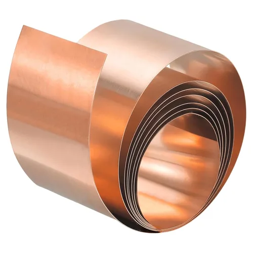 Miniatura 28 de uxcell Rollo de hoja de cobre, placa 3,280.8 ft m x 131.2 ft m x 0.2 ft m de la hoja del metal