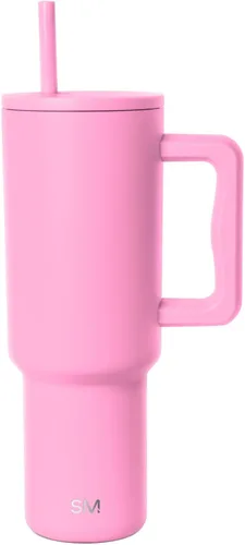 Miniatura 70 de Simple Modern Vaso Trek de 40 oz con Asa y Tapa con Pajilla Vaso de Viaje Aislado de Acero Inoxidable Apto para Portavasos Slumberland