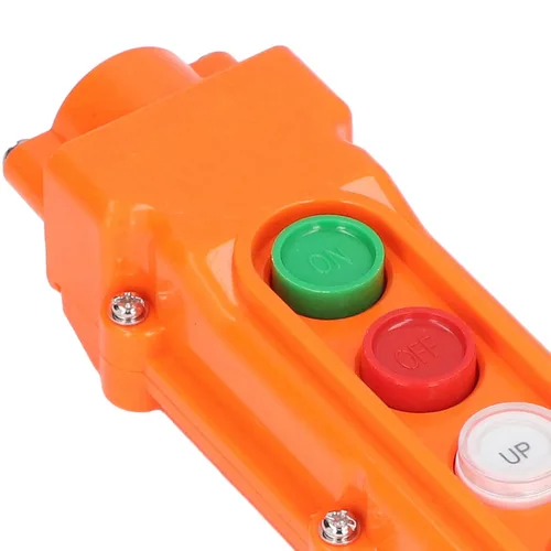 Miniatura 6 de COB-61A interruptor de botón de empuje de grúa Interruptor de control remoto de alzamiento a prueba de lluvia para grúas puertas traseras