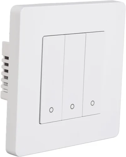 Miniatura 2 de Interruptor de luz inteligente, panel de control inteligente de 3 bandas, interruptores de luz de aplicación, panel de control inteligente