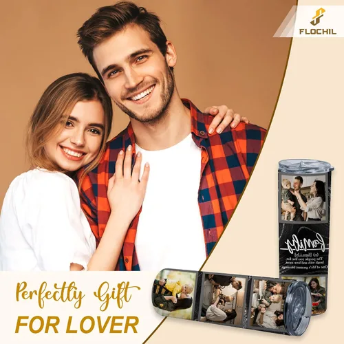 Miniatura 2 de Vaso personalizado con nombres, taza personalizada con foto, taza personalizada con imagen, taza de café personalizada con imagen personalizada