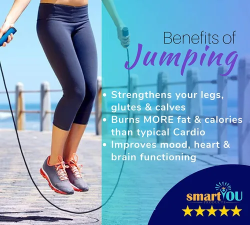 Miniatura 3 de Cuerda de saltar de alta velocidad por smartYOU – Calidad premium – Mejor para cardio, MMA, boxeo, WOD – Cuerda de acero con revestimiento de goma