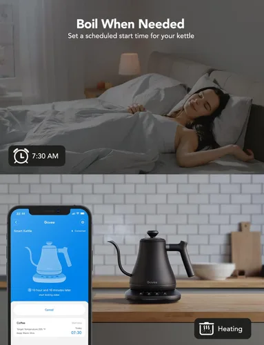 Miniatura 8 de Govee Paquete de termómetro de carne Bluetooth con hervidor eléctrico inteligente Govee