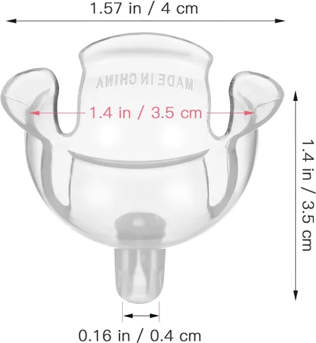 Miniatura 8 de Beavorty 60 piezas de soporte de chocolate transparente para taza de caramelo, base de ramo de chocolate, bandeja de chocolate redonda de plástico