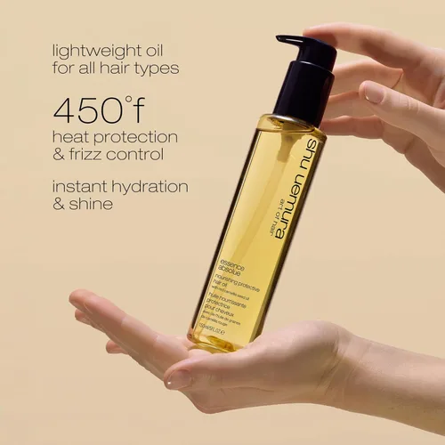 Miniatura 4 de shu uemura art of hair Essence Absolue Nourishing Protective Hair Oil - Lightweight Multi-Benefit, Hydrates, Adds Shine, and Reduces Frizz with Heat