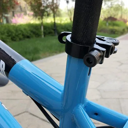 Miniatura 6 de Abrazadera de poste de asiento de bicicleta de 1.126 in para poste de asiento de 1.000 in - Abrazadera de liberación rápida de aleación de aluminio