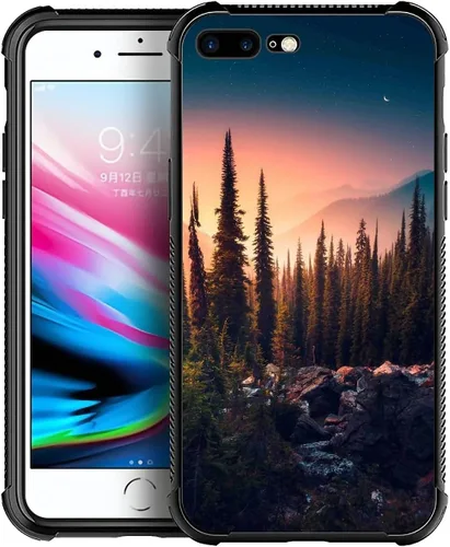 Miniatura 86 de Compatible con funda para iPhone 6 Plus/6s Plus,Bite Your Teeth Diseño de patrón asombroso, funda trasera dura de PC anti-arañazos y a prueba