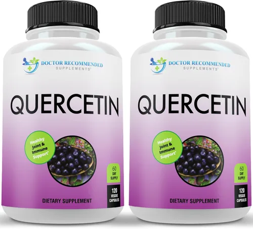 Miniatura 8 de DOCTOR RECOMMENDED SUPPLEMENTS Quercetina 1000 mg por porción – 120 cápsulas vegetales, suplemento vitamínico, suministro de 60 días