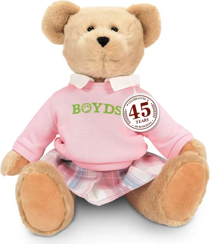 Enesco Boyds Bears Emma Boydsley - Oso de peluche de 45 aniversario, peluche suave coleccionable de alta calidad para edades de 1 en adelante,