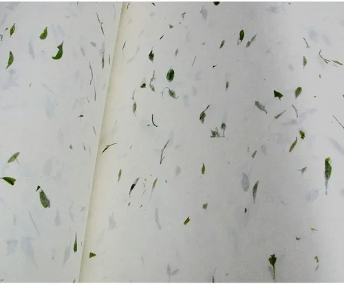 Miniatura 4 de LSHY Papel Xuan hecho a mano con acuarela maobiana, papel de arroz medio maduro con pétalos amarillos naturales, tamaño de papel A4 para niños