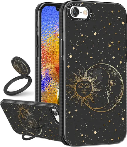 Miniatura 24 de Toycamp Funda para iPhone 13 Pro Max Blanca Con soporte de anillo, lindo astronauta, divertido diseño de dibujos animados, para niñas