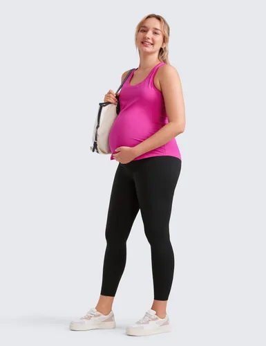 Miniatura 3 de CRZ YOGA Butterluxe - Leggings de maternidad sobre el vientre de 25 pulgadas, pantalones suaves para entrenamiento, yoga y embarazo