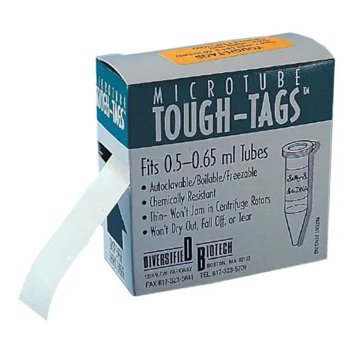 TTLW-1000 Etiqueta de etiquetas duras, uso con tubo de 0.0 fl oz, 0.50 pulgadas de ancho x 1.28 pulgadas de largo, color blanco (rollo de 1000)