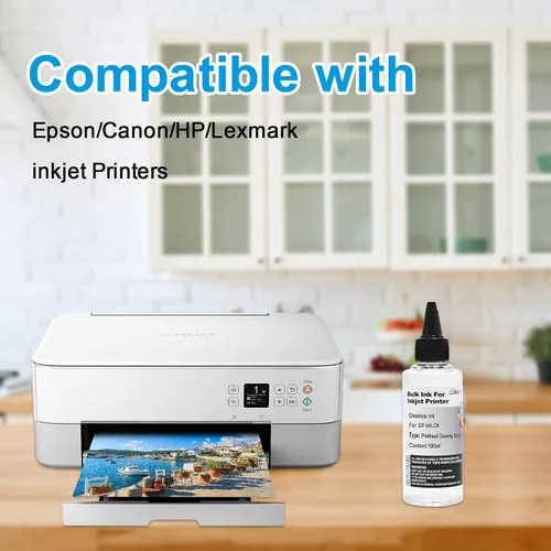 Miniatura 3 de Kit de limpieza de cabezal de impresión compatible con impresoras de inyección de tinta HP Canon, funciona con 8620 8610 8600 6830 6712 6700 6600