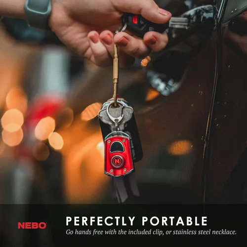 Miniatura 3 de Llavero con luz LED recargable NEBO Mycro Llavero linterna cuenta con 6 modos de luz