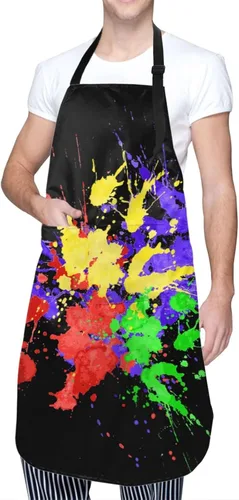 Miniatura 3 de Delantal ajustable impermeable para hombres y mujeres, chef, cocina, barbacoa, parrilla