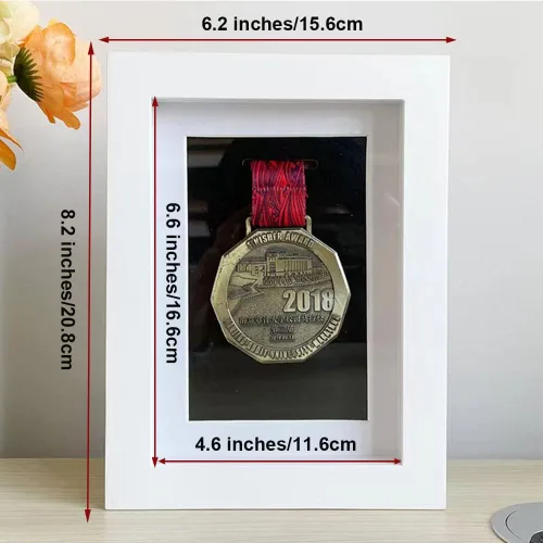 Miniatura 6 de Soporte de exhibición de medallas, caja de medallas multiusos 3D, perfecta para baberos, corredores, maratones, gimnasia, lucha libre, karate