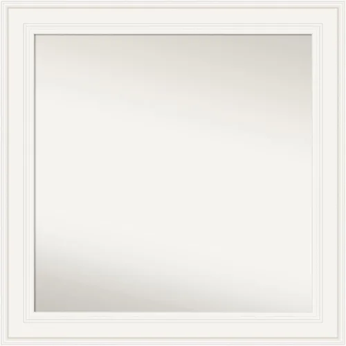 Miniatura 11 de Amanti Art Espejo de pared blanco de 30 x 42 pulgadas, espejo de baño rectangular blanco para decoración de pared de sala de estar, marco Parlor