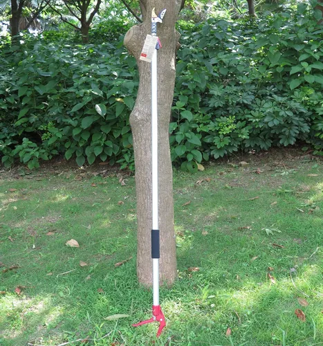 Miniatura 7 de Podadora de árboles de 4.4-7.2 pies 2 secciones extensibles 4 nodos ajustable, Cortar y mantener la poda recortadora, Sierra de poste de largo