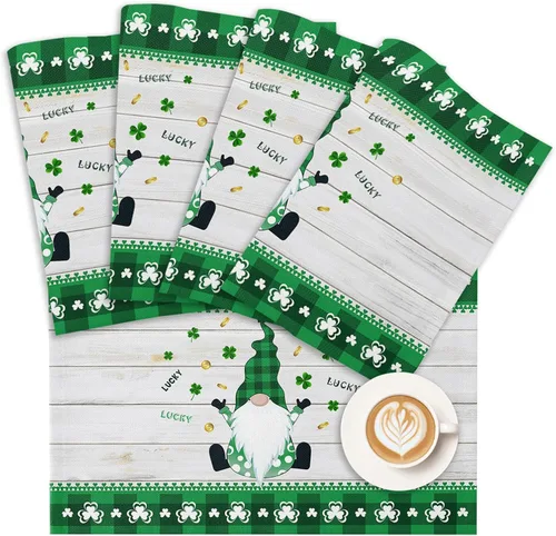 Miniatura 86 de Juego de 4 manteles individuales Boho de otoño, calabazas de acuarela para Acción de Gracias, resistentes al calor, lavables, para mesa, manteles