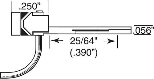 Miniatura 3 de Ho Bigote Coupler, 25/64" underset (2PR)