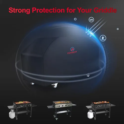 Miniatura 7 de Comnova - Cubierta de parrilla para Blackstone de 36 pulgadas - Funda de parrilla plana de 36" de 600D sin capucha, cubiertas de parrilla