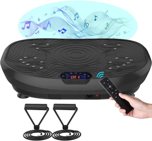 AXV Vibration Plate Exercise Machine Whole Body Workout Power Vibrate Fitness Platform Vibrating Machine Exercise Board for Weight Loss Shaping