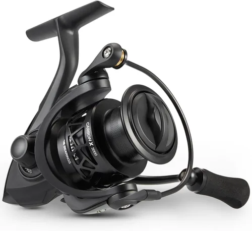 Miniatura 10 de Carretes giratorios Piscifun Carbon X, de ligero a 5.1oz, con marco y rotor de carbono, arrastre máximo de 14.9 kg, rodamientos blindados de 10+1