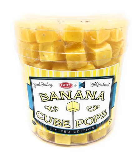Miniatura 29 de Chupetas de Caramelo Duro en Cubo: Paquete de Chupetas con Sabor Envueltas Individualmente por Espeez - Paletas Cuadradas de Fiesta Estilo Antiguo