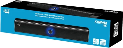 Miniatura 8 de Adesso Xtream S6 Altavoz de barra de sonido Bluetooth y AUX 10W x 2
