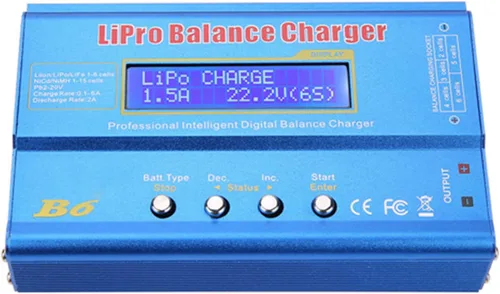 Miniatura 9 de Fafeicy B6 80W Digital LCD RC Balance Charger Discharger for LiPo NiMH Battery (Without Plug)