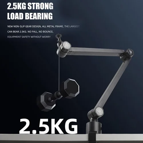 Miniatura 6 de Soporte de micrófono de escritorio ajustable flexible Brazo del auge del micrófono para el montaje superior del arte de la cocina de la transmisión