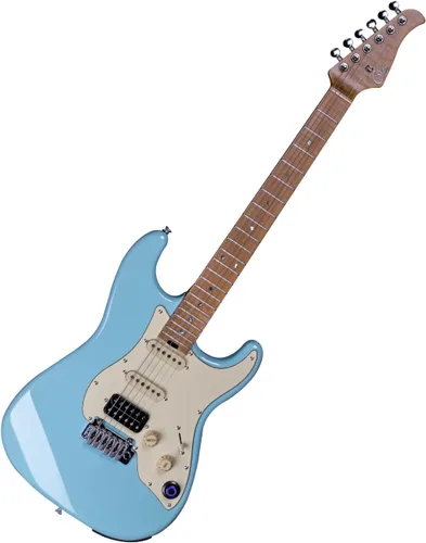 Miniatura 9 de GTRS P800 - Guitarra eléctrica inteligente de práctica con APP, 16 simulaciones de guitarra, efectos y 12 horas de vida de batería, looper de 80