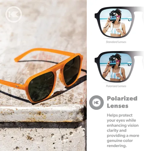 Miniatura 4 de Knockaround Pacific Palisades - Gafas de sol polarizadas para hombres y mujeres, protección completa UV400