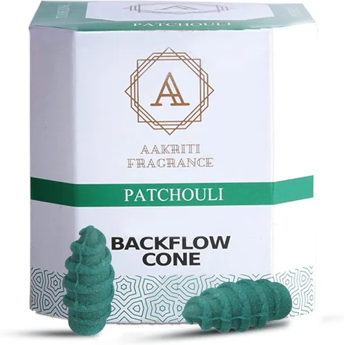 Miniatura 14 de Conos de cascada de incienso natural de flujo de retorno, forma única para incienso de reflujo, para oración, meditación, relajación (25 piezas)