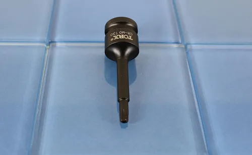 Miniatura 4 de TEMO A prueba de manipulaciones T30 3 pulgadas de largo a prueba de manipulaciones Torx Star 6 puntos Negro Impact Bit Socket 1/2 pulgada Square