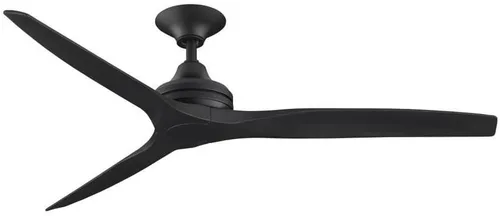 Miniatura 26 de Fanimation Spitfire - Ventilador de techo para interiores y exteriores de 60 pulgadas, níquel cepillado con cuchillas naturales