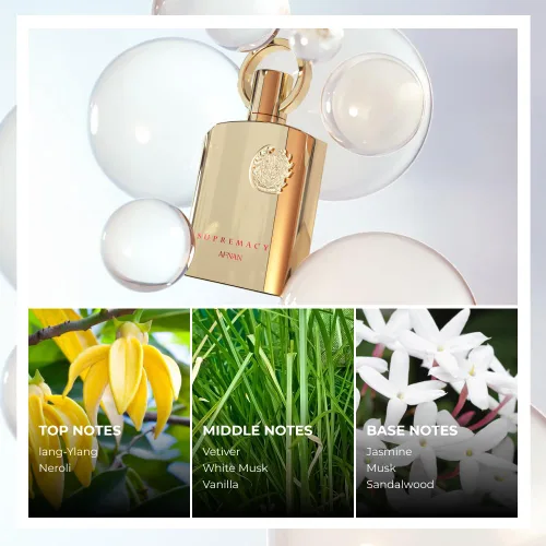 Miniatura 4 de Afnan Supremacy Gold Eau De Parfum para Mujer, 3.4 onzas líquidas