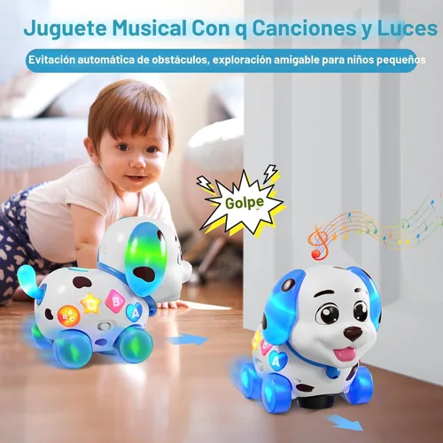 Miniatura 4 de Juguetes musicales para niños de 1 año, regalos para bebés de 6-12-18 meses, juguetes de aprendizaje para cachorros para niños de 1 año, regalos Azul