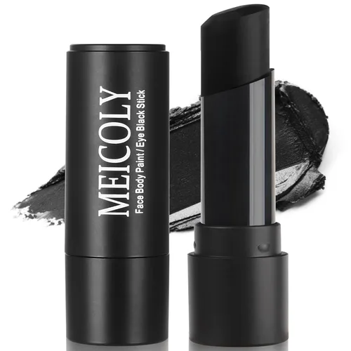 Miniatura 23 de MEICOLY Barra de maquillaje para ojos negros azul real, impermeable para béisbol, sóftbol, fútbol, lacrosse, barra de pintura corporal y facial azul