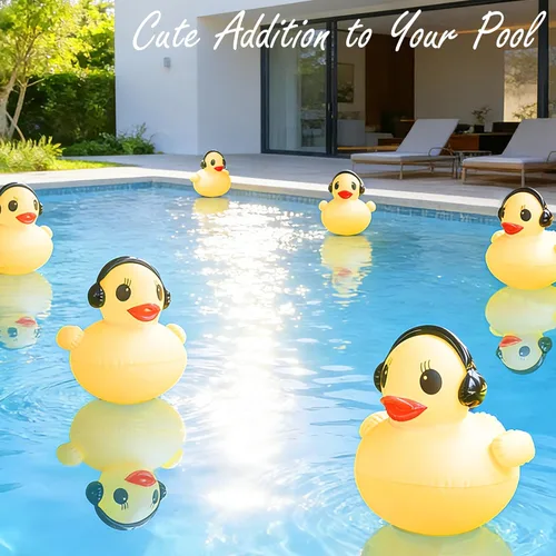 Miniatura 6 de Luces solares flotantes para piscina, luces de piscina impermeables de 16 pulgadas que flotan, accesorios de piscina LED iluminados, luz de piscina