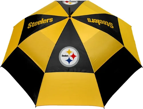 Miniatura 9 de Team Golf NFL San Francisco 49ers - Paraguas de golf de 62 pulgadas con funda protectora, diseño de protección contra el viento de doble toldo