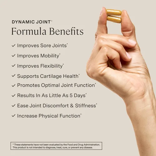Miniatura 2 de Stonehenge Health Suplemento dinámico para la salud articular – Apoyo de acción rápida con AprèsFlex® Boswellia, MSM, colágeno multitipo, cúrcuma