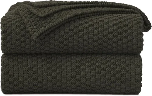 Miniatura 21 de Longhui bedding - Manta de punto amarilla brillante para sofá, suave, acogedora, lavable a máquina, 100% algodón, manta de punto para sofá, pesada