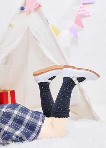 Miniatura 3 de Felix & Flora - Zapatos de vestir para niña pequeña, tipo Mary Jane, zapatos planos tipo ballet, para una Pascua florida, para fiesta, para niñas