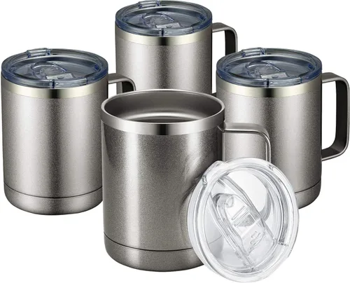 Miniatura 53 de MEWAY - Taza de café con asa, vaso térmico