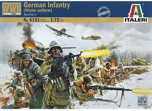 Miniatura 2 de Italeri 510006151-1:72 Conjunto de figuras de infantería alemana (invierno)