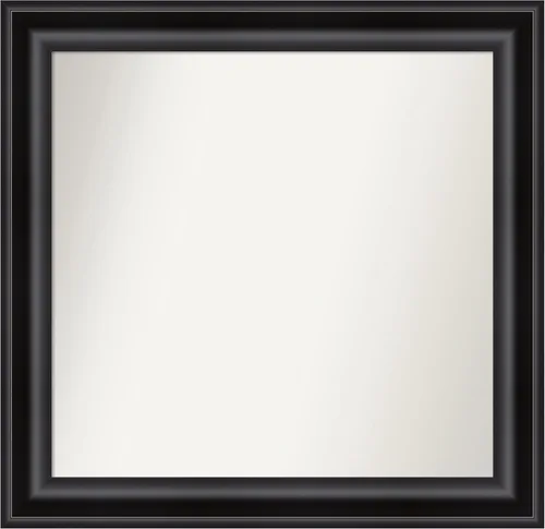Miniatura 526 de Amanti Art Espejo personalizado, espejo de baño negro puente, espejo de pared o espejo de tocador de baño sobre el fregadero (26 x 26 pulgadas)