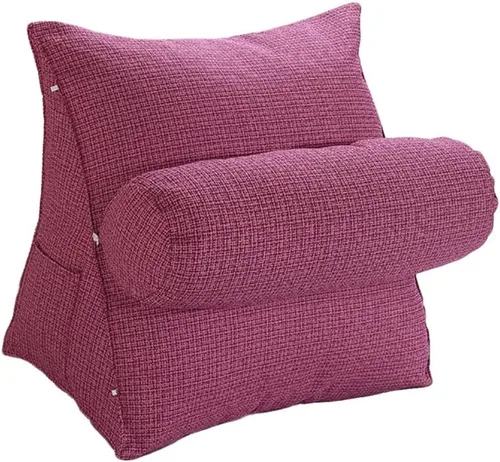Miniatura 6 de Cojín triangular de cuña para cama, almohada de cuña para dormir, reflujo ácido, embarazo, respaldo ajustable para cama, almohadas de lectura