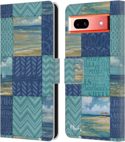 Miniatura 17 de Head Case Designs Officially Licensed Paul Brent Agate Mermaid Coastal Leather Wallet Case Compatible with Google Pixel 7a